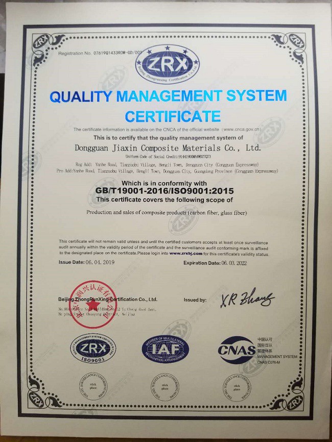 certificateISO9001