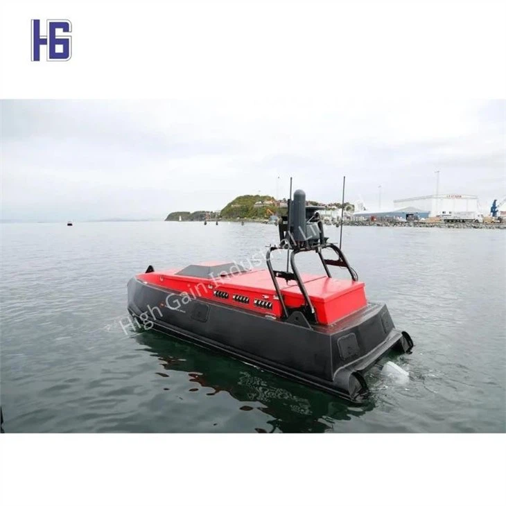 USV boat on sea