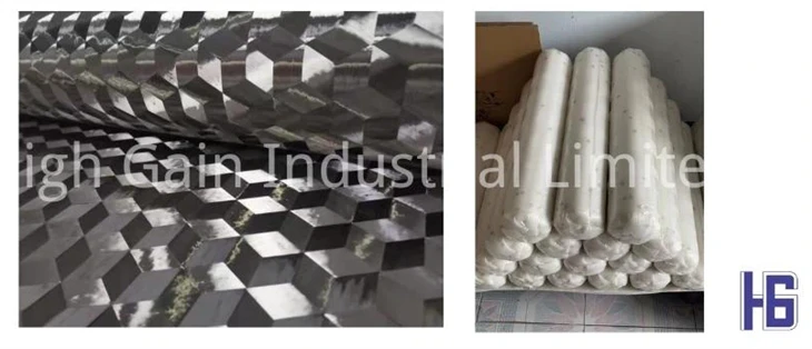 3D Triaxial Carbon Fiber Cloth