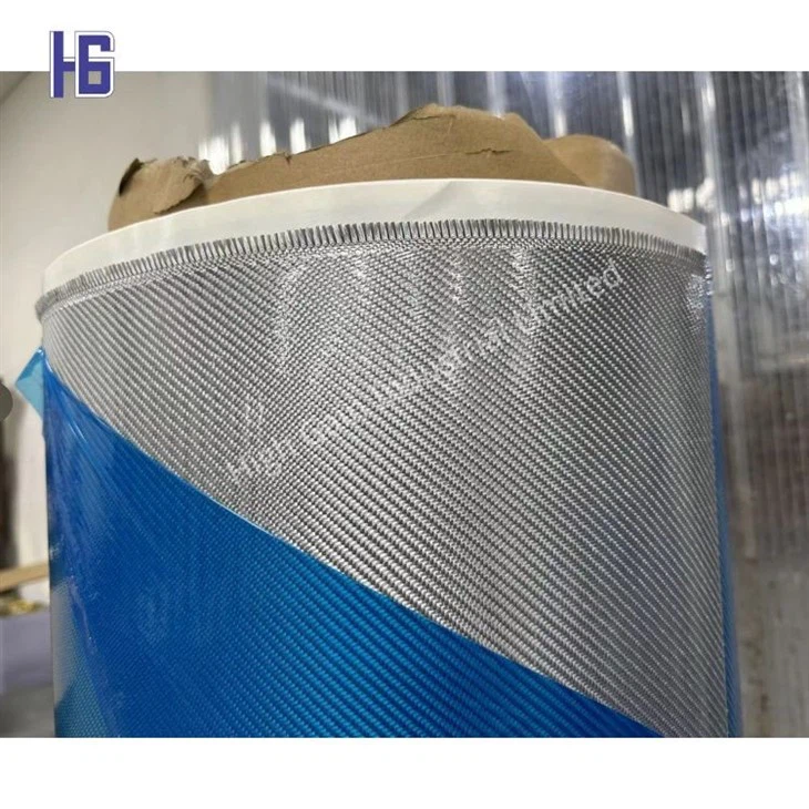 Aluminised Fiberglass Fabrics in Silver
