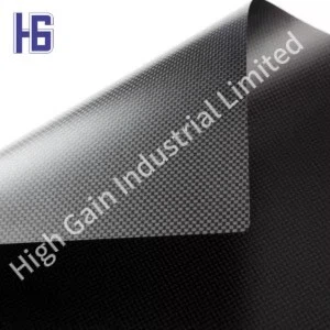 Black Carbon Fiber Sheet